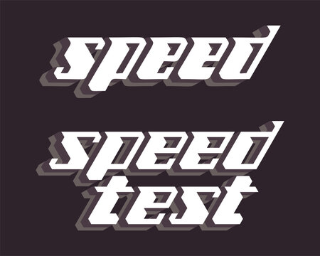 Hand lettering retro font on black background. Vector print illustration. Vector illustration
