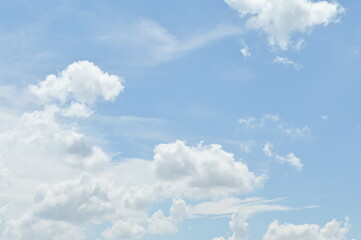 blue nature white sky weather background