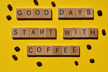 Sticker - Good Days Start With Coffee