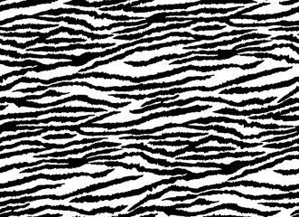 Sticker - Seamless animal ikat zebra pattern.