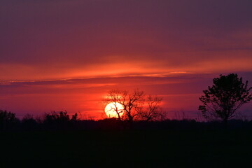 Poster - Dramatic Colorful Sunset