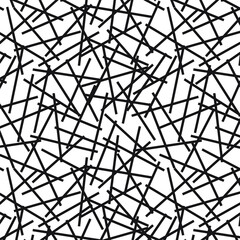 Poster - seamless memphis patterns, cards. Mosaic black and white textures. Fashion design1