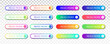 Big set collection buttons Read More. Different colorful gradients button set. Web icons. Vector illustration eps 10