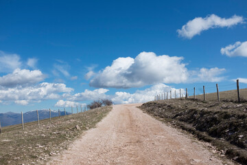 paesaggio sul Monte Subasio, Assisi