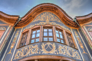 Fototapete - Plovdiv landmarks, Bulgaria, HDR Image