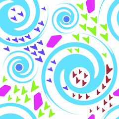 Poster - Pattern, endless pattern. Abstract vector background.