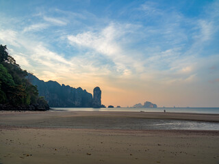 Sticker - Sunset in Ao Nang Krabi province