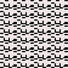Poster - Simple blocks pattern. Vector same ornament.