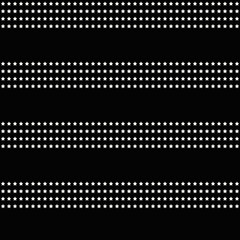 Poster - Black background and white stars.