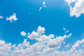 Poster - Blue sky background with clouds