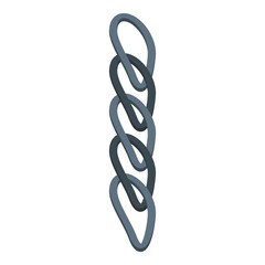 Poster - Safety chain icon. Isometric of Safety chain vector icon for web design isolated on white background