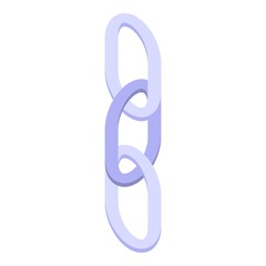 Poster - Connect link icon. Isometric of Connect link vector icon for web design isolated on white background