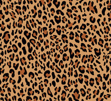 Abstraction Leopard Seamless Pattern, Trendy Print. Vector Illustration For Textiles.