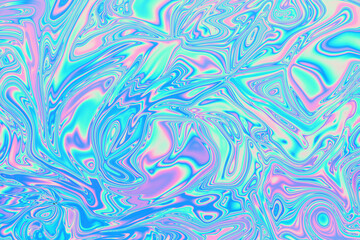 Leinwandbilder - Simple multi colored holographic abstract gradient blur background for overlay graphic design, banner, poster, themes