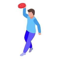 Poster - Hyperactivity kid icon. Isometric of Hyperactivity kid vector icon for web design isolated on white background