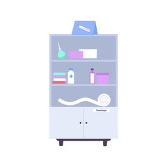 Sticker - Pharmacy Rack Flat Icon