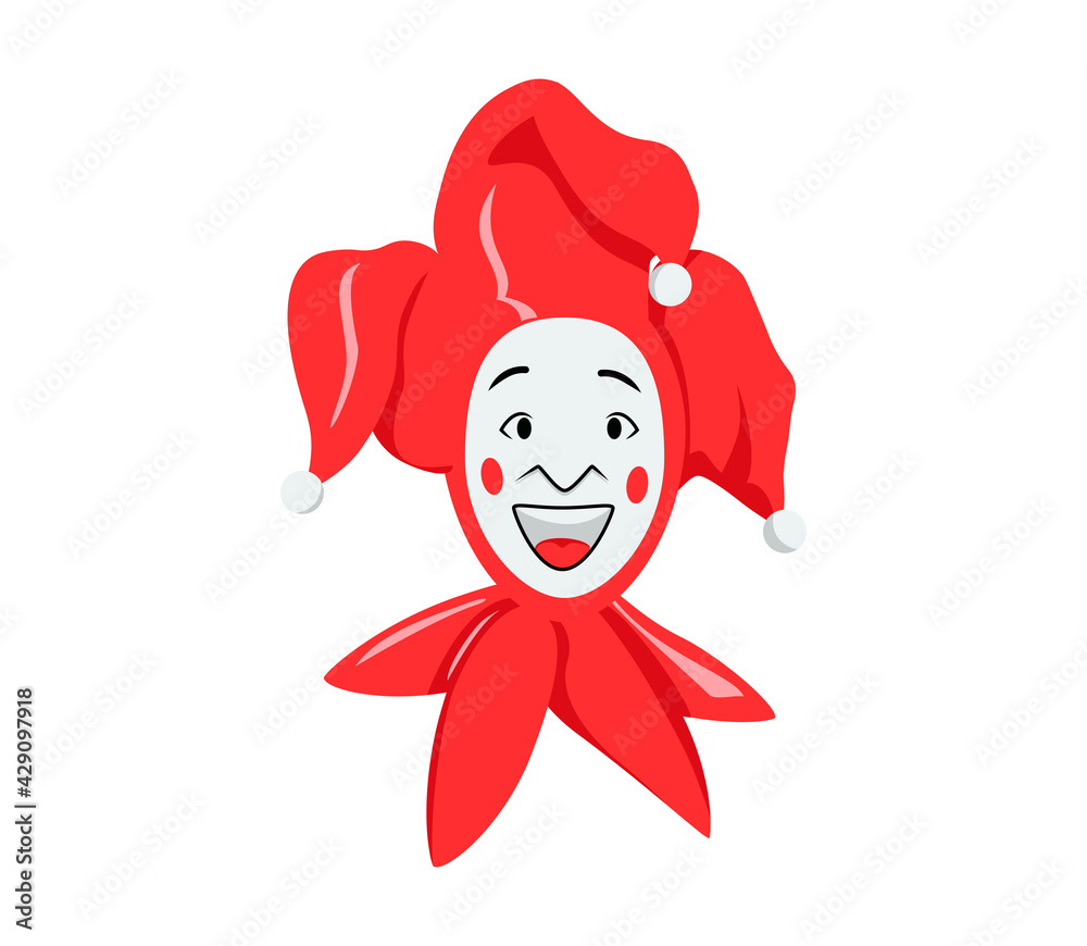 เวกเตอร์ Stock Joker Smile. Posters, Icon, Mascot. Joker esport mascot ...