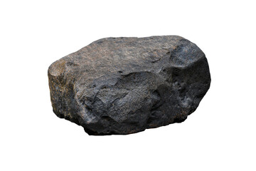 Wall Mural - rock isolated on white background