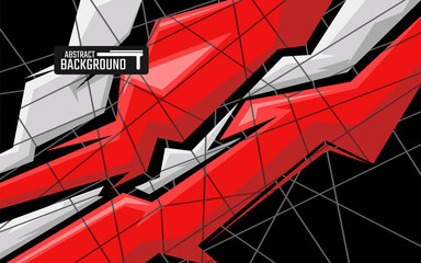 Abstract geometric backgrounds for sports and games. Abstract racing backgrounds for t-shirts, race car livery, car vinyl stickers, etc.