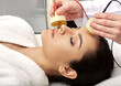 © Peakstock - Facial microcurrent therapy. Microcurrent procedure for a female face at a beauty clinic, close-up