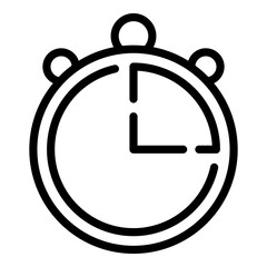 Poster - Product time delivery icon. Outline Product time delivery vector icon for web design isolated on white background
