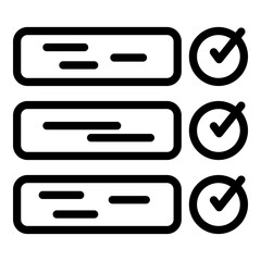 Poster - Consumer survey icon. Outline Consumer survey vector icon for web design isolated on white background