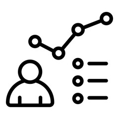Poster - Education workflow icon. Outline Education workflow vector icon for web design isolated on white background