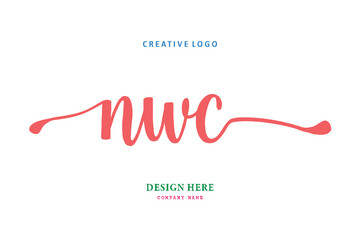 NWC lettering logo is simple, easy to understand and authoritative