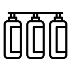 Poster - Filtration equipment icon. Outline Filtration equipment vector icon for web design isolated on white background