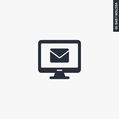 Poster - Mail notification, premium quality flat icon