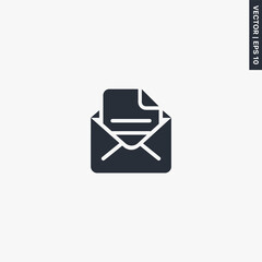 Poster - Mail, premium quality flat icon