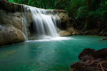 waterfall in the jungle