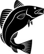 cod fish silhouette