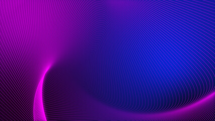 Wall Mural - Abstract neon glowing lines, magic energy space light concept, abstract background.