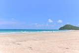 Fototapeta Sawanna - Tranquil Scenery of Thung Wua Laen Beach in Chumphon Province