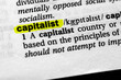 © lobro - Highlighted word capitalist concept and meaning