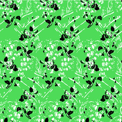 green abstract floral background