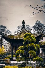 The Chinese Garden In Frankfurt, Germany. Nice Replica Of A China Garden With Great Plants
