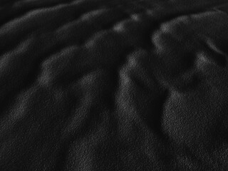 Fototapete - Black sand texture background. 