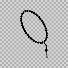 Wall Mural - prayer beads illustration. islamic icons can be used for the month of ramadan, eid and eid al-adha. 