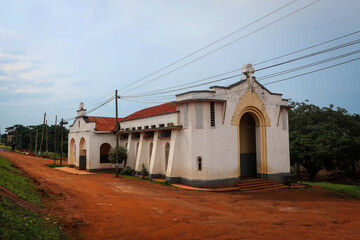 catholic church of entebbe view, uganda