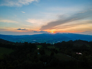 sunset Guasca Colombia 