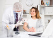 © JackF - Doctor giving Covid-19 or flu antivirus vaccine shot to patient wear face mask protection at medical office