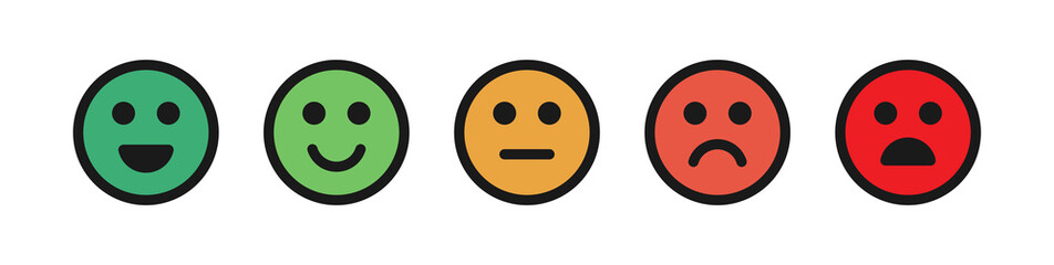 Poster - Rating satisfaction icon vector.