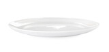 Fototapeta  - Empty clean ceramic plate isolated on white
