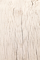 Canvas Print - Texture of cracked wooden surface.