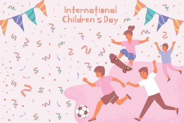 Sticker - International Childrens Day Card