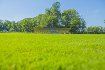 Poster - Football field on a sunny day