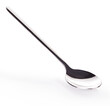 Tea spoon isolated on white background.