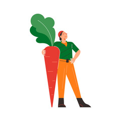 Poster - Man With Carrot Composition